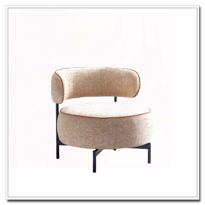 Pieds de chaise pivotante en métal, Marron clair