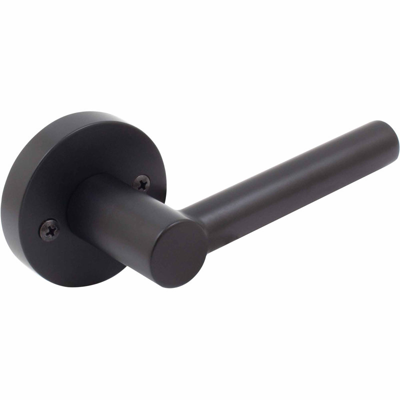 Leviers de porte avec Zurich, Noir mat