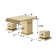 WSBF 7.9" Solid Brass Two Handle Waterfall Widespread Bathroom Sink Faucet