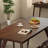Black Walnut Rectangular Dining Table-107264627