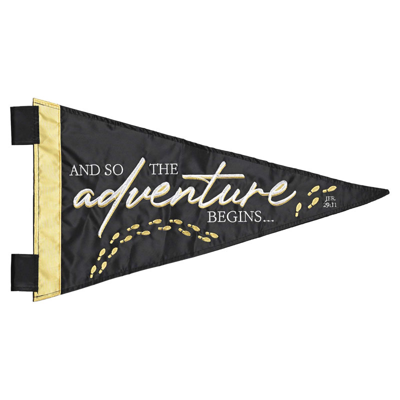 Pennant Flag Adventure Begins Grad