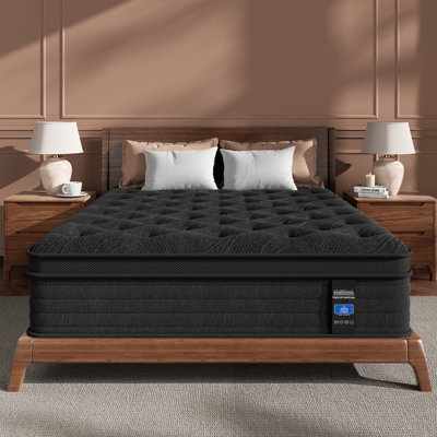 10 Inch Hybrid Mattress Twin Size, Pocket Springs & Memory Foam, Pressure Relief, Motion Isolation, Fiberglass-Free, Mattress in a Box