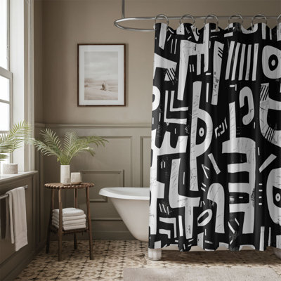 Rideaux de douche standard 1 pièce Picasso-Inspired