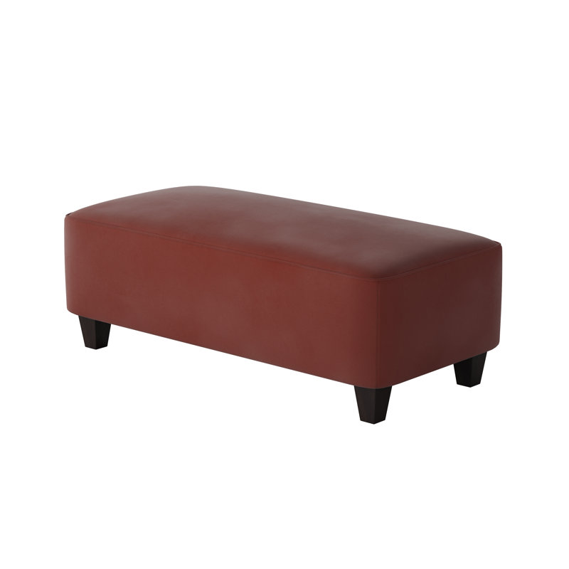 Repose-pieds Nicolle Darla Ocean, Polyester Bella Rouge