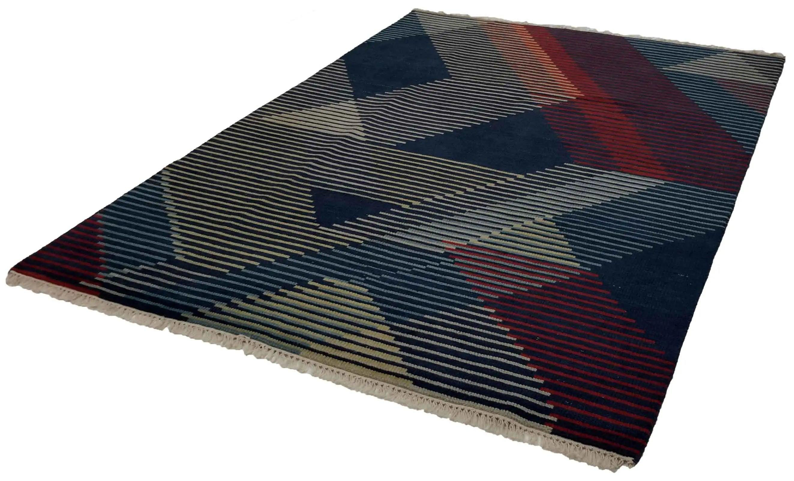 Isabelline No Pattern and Not Solid Color Handmade Rectangle 6' x 9 ...