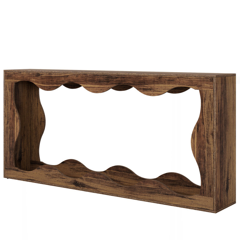 63 "Farmhouse Console Table with Storage