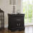 Black 2-Drawer Nightstand-42457256