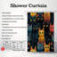 Rideau de douche Sinister Feline - Premium-2143235115