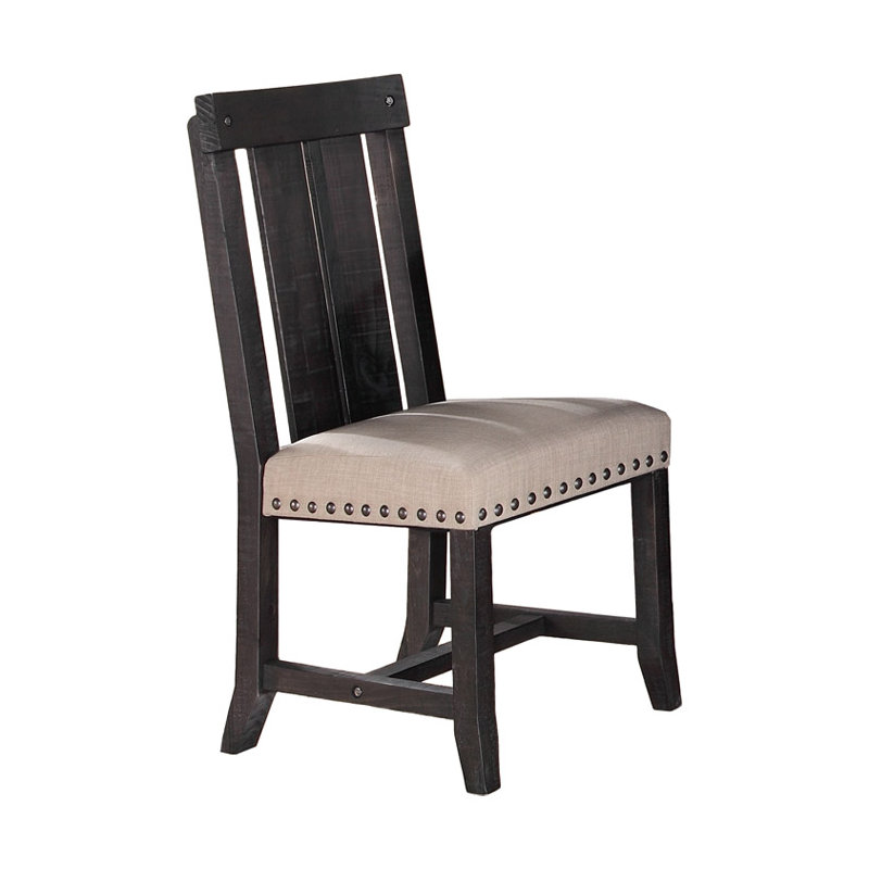 Gaudette 19'' H Upholstered Pine Side Chair