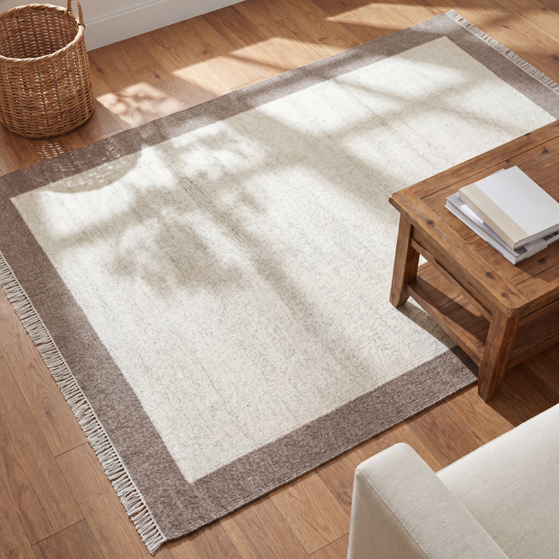 Kaylee Flatweave Wool Indoor Rug, Rectangle 6' x 9'