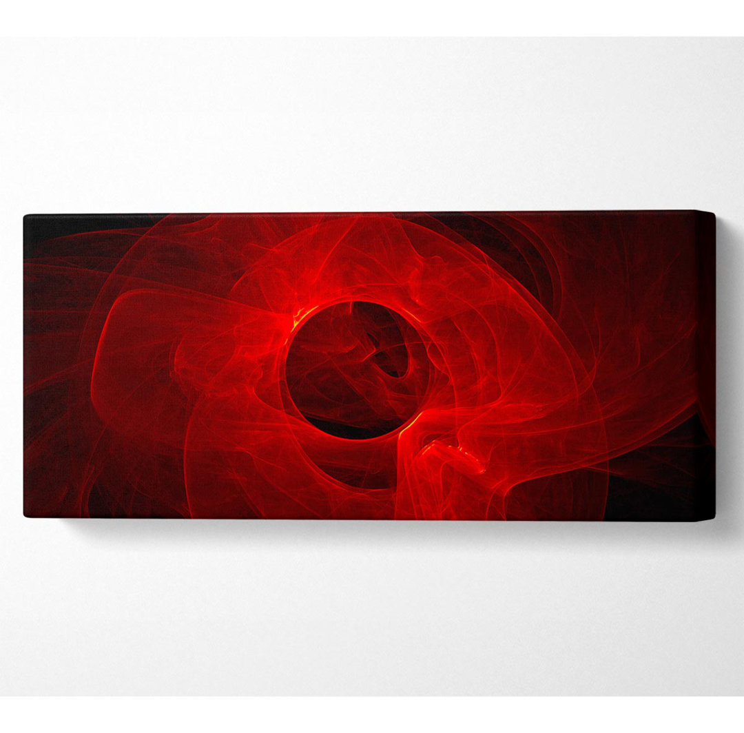 Red Planet Smoke - Panorama-Kunstdrucke auf Leinwand - Wrapped Canvas