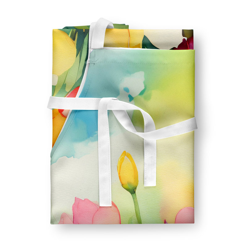 Freesias en tablier aquarelle
