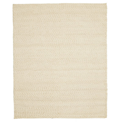 Riverstone Wool Area Rug in Ivory
