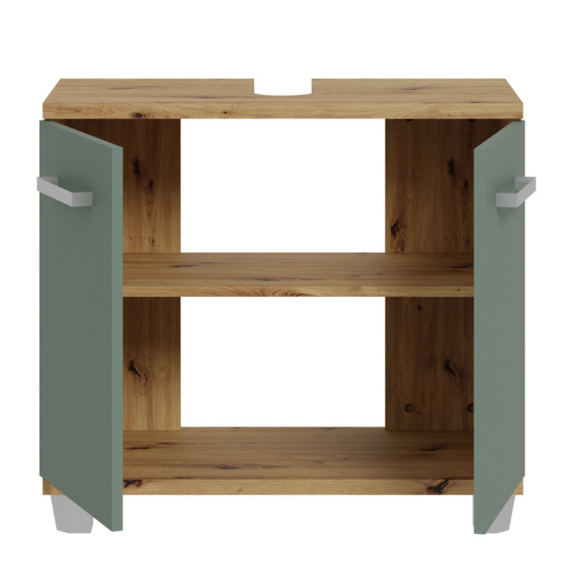 Veris Under Sink Cabinet, Sage Green