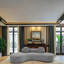 Canapé modulaire incurvé de 105,5 po avec 2 coussins décoratifs, canapé de salon rembourré de luxe moderne, aucun assemblage requis, rembourrage à haute résilience-1797258386