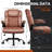 Faux Leather Mid Back Executive Office Chair-286504230