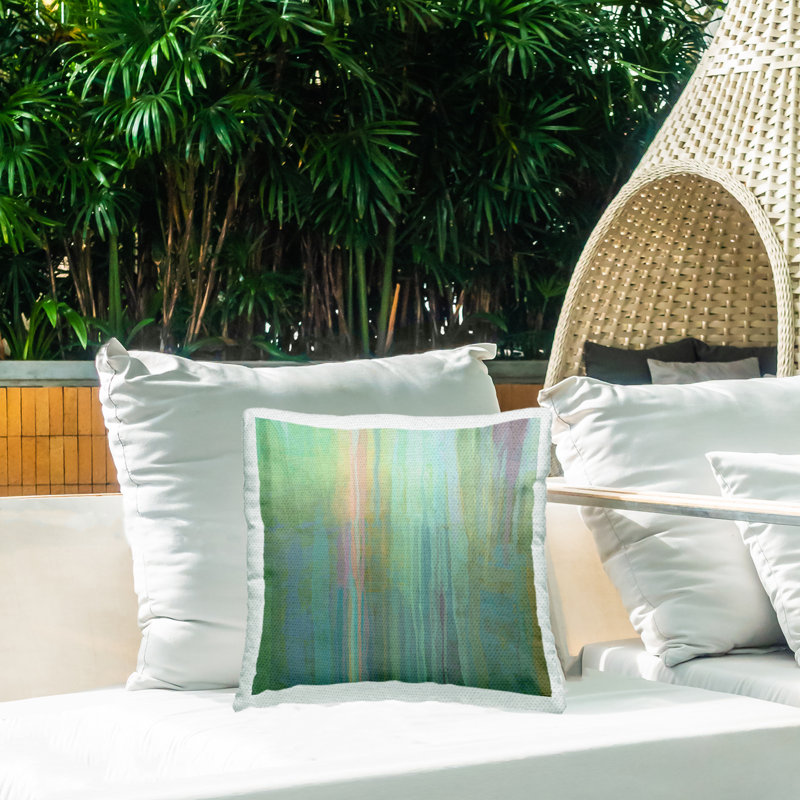 Abstract Outdoor Throw Pillow