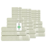 Ensemble de serviettes de bain 100% coton 100% coton luxueusement moelleux Certifié GOTS et OEKO-TEX