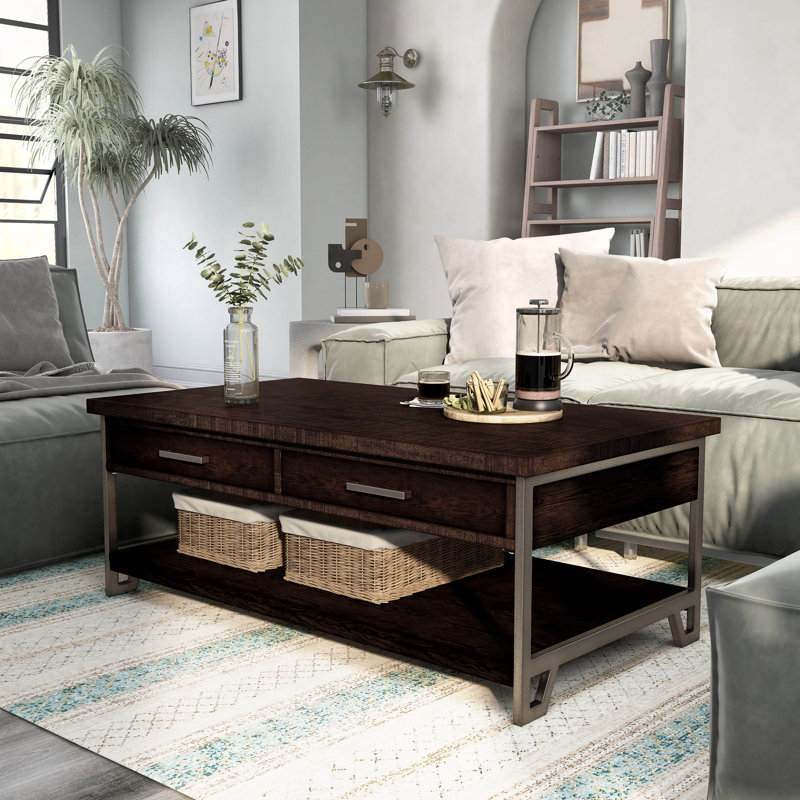 Table basse avec rangement Archlebov