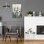 «Sprinkled White Flowers 1» par Silvia Vassileva, art mural en verre acrylique-1787474379