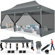 Heavy Duty Commercial 20 Ft. W x 10 Ft. D Metal Pop-up Canopy