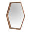 Miroir décoratif hexagonal 28 po Stephan