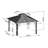 10 Ft. W x 10 Ft. D Outdoor Aluminum Hardtop Gazebo with White Frame-93729445