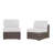 Wenlock Wicker Fully Assembled 6 - Person Seating Group with Sunbrella Cushions-1458532426
