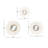 Metal Starburst Gold Wall Mirror Set