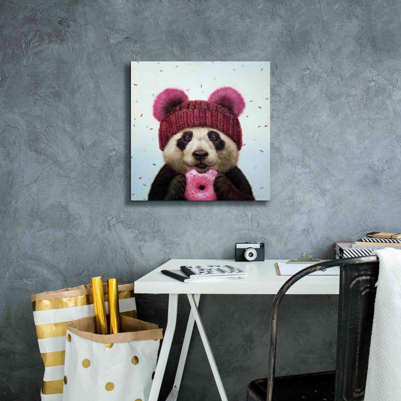 «First Bite» par Lucia Heffernan, H 18 po x l 18 po x P 0,75 po