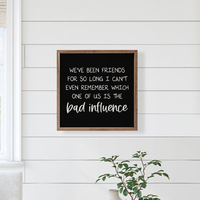Bad Influence - noir