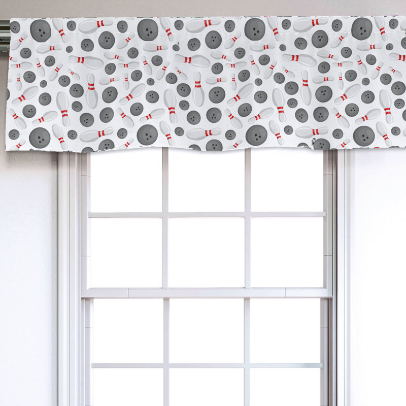 Sateen Ruffled Window Valance