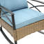 Ensemble de chaises berçantes 3 pièces