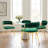 Christal 21.65'' W 4-Piece Velvet Dining Chair Set with Metal Legs-49230371