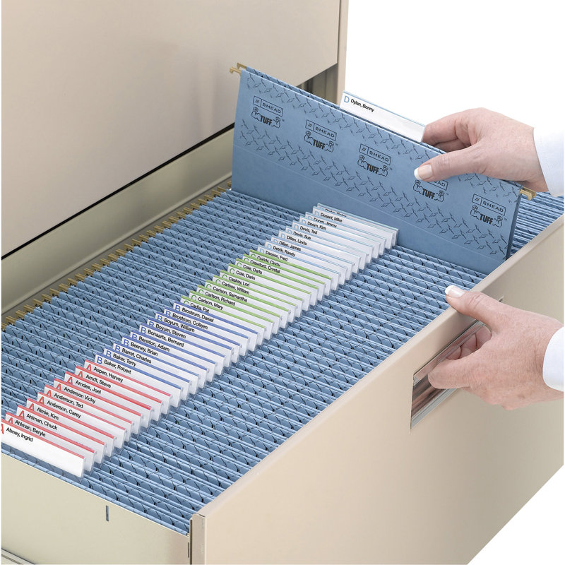 Paper File Tab Labels
