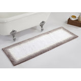 Orme 100% Cotton Tufted Bath Rug with Non-Slip Backing Machine Washable Luxurious Ombre Pattern Ultra Soft and Absorbent Bathroom Rug