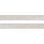Tektile Lineart 24" x 3" Porcelain Bullnose Tile Trim in Gray-98840495