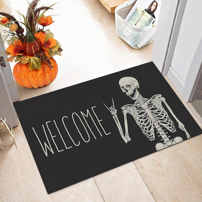 Tapis d'entrée antidérapant pour l'entrée de la maison de campagne 17 x 29 po