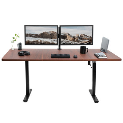 71" x 30" Electric Desk with 2 Button Controller DESK-KIT-0B7B Series