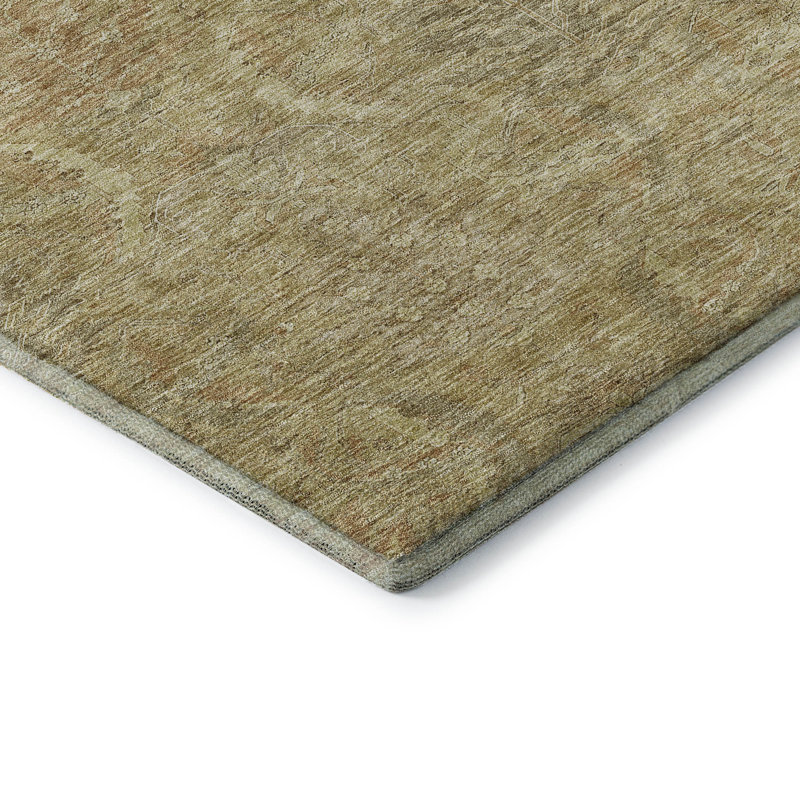 Tapis damassé de qualité supérieure lavable à la machine Dahl AMF1082, Tapis de couloir 2 pi 3 po x 7 pi 6 po