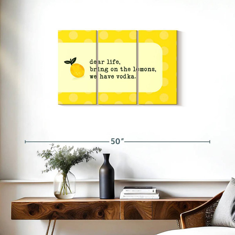 Ketti Vodka Lemon, 20" H x 33" W