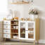 Buffet de cuisine moderne 55 "avec tablettes réglables-1363143446