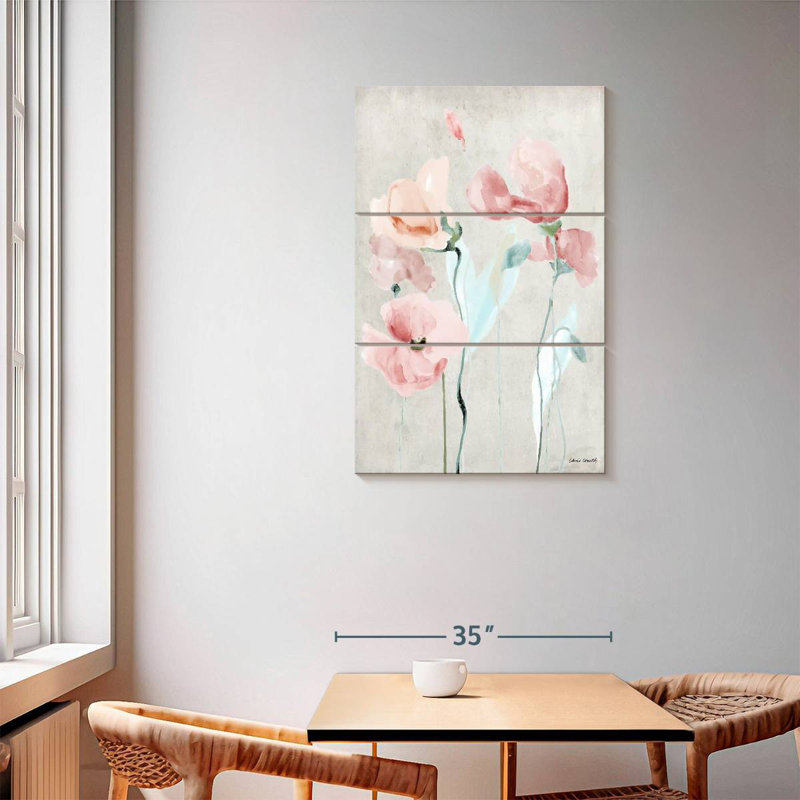 Coquelicots roses doux II