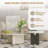 Clear Glass 10-Lite and Primed Solid Manufactured Wood Double Slab Doors Without Frame and Hardware Kit-106407998