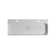 WS Bath Collections Unit 16.5'' Ceramic White Ceramic Rectangular Bathroom Sink with Overflow
