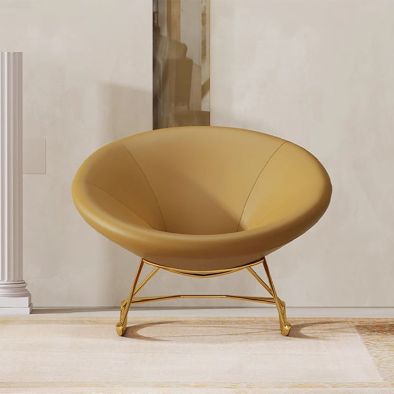 Chaise berçante en métal