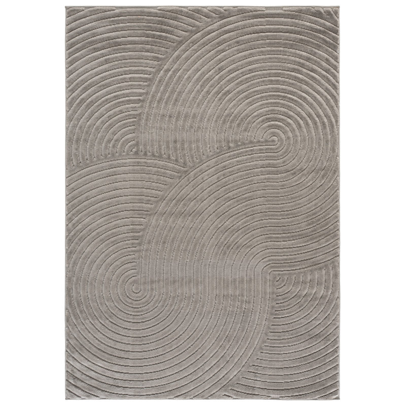 Soniea Performance Striped Rug, Rectangle 5'3" x 7'6"