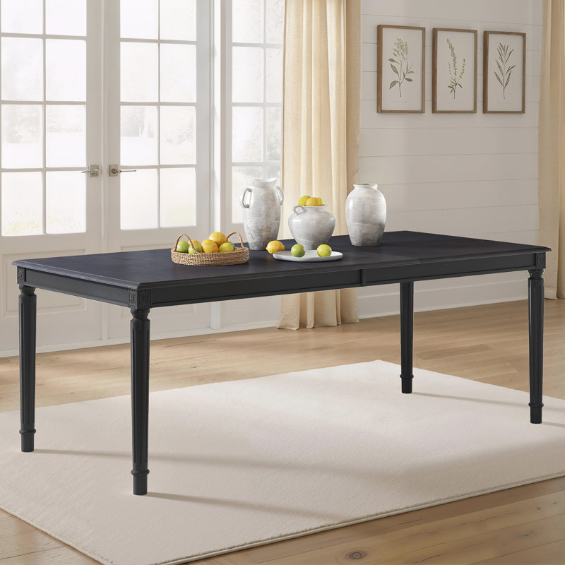 Table de salle à manger Auserine, Gris