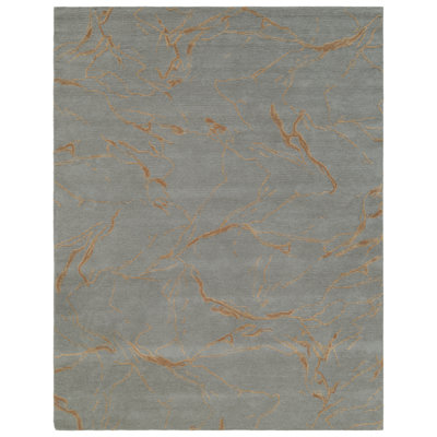 Dannie Ada Hand-Tufted Wool Abstract Area Rug