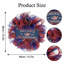 Couronne patriotique 16 "America 250th Anniversary - 16 po - rouge et bleu